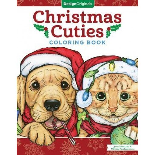 Christmas Cuties Coloring Book, Jenny Newland (Author)
