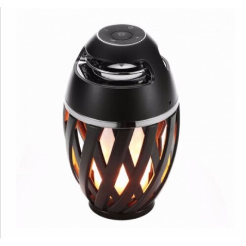 Boxa externa felinar cu lumina tip flacara, conectare bluetooth, USB