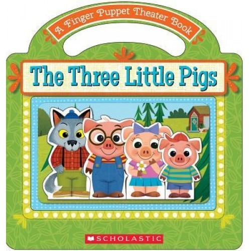 The Three Little Pigs: A Finger Puppet Theater Book, Michael Robertson (Illustrator)