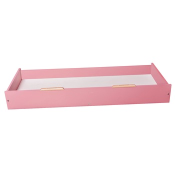 Sertar pentru patul de 190 cm,GENERATION,184x79 cm,Roz flamingo, fag lemn masiv Sertar pentru patul de 190 cm,GENERATION,184x79 cm,Roz flamingo, fag lemn masiv