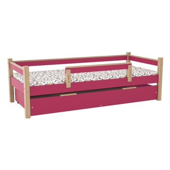 Pat-Patut pentru copii cu sertar , 190x80 cm, Pal Melaminat-FAG lemn masiv,Mobilier GENERATION-4/4 Pat-Patut pentru copii cu sertar , 190x80 cm, Pal Melaminat-FAG lemn masiv,Mobilier GENERATION-4/4