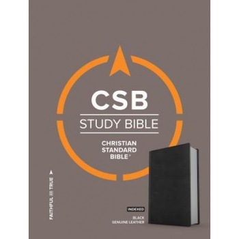 CSB Study Bible, Brown Genuine Leather, Indexed, Holman Bible Staff (Editor) CSB Study Bible, Brown Genuine Leather, Indexed, Holman Bible Staff (Editor)