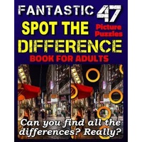 spot the differences fantastic spot the difference book for adults can you find all the differences 47 picture puzzles for adults razorsharp productions author imagen 1_0_
0