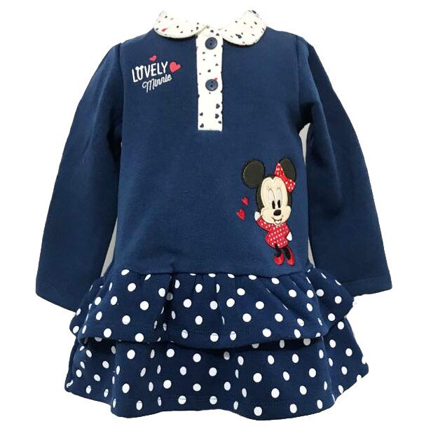 Rochita maneca lunga, Lovely Minnie Mouse, bluemarin
