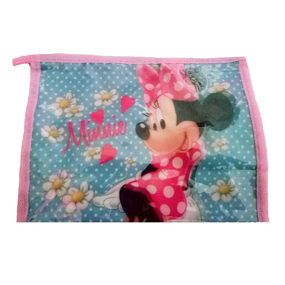 Gentuta portfard, Minnie Mouse, turcoaz cu roz