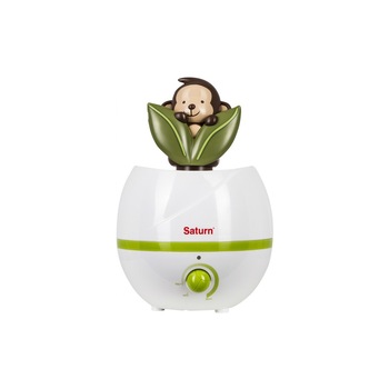 Umidificator ST-AH2111, Saturn, 2.5 l, Plastic, Alb/Verde Umidificator ST-AH2111, Saturn, 2.5 l, Plastic, Alb/Verde