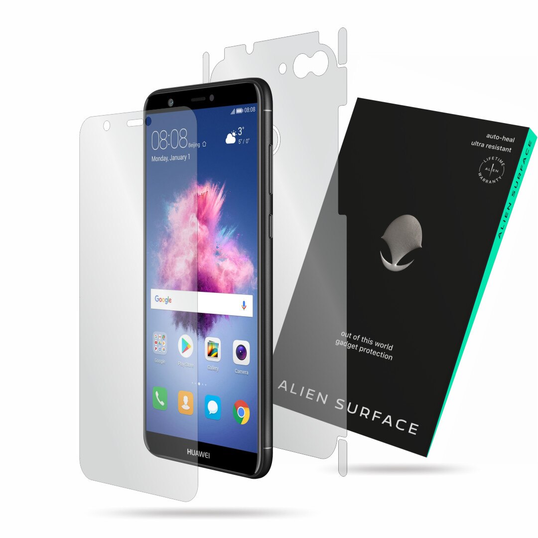 Folie Alien Surface, Huawei P Smart, protectie ecran, spate, laterale