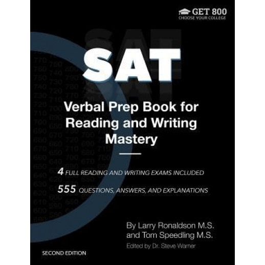 SAT Verbal Prep Book for Reading and Writing Mastery: Techniques and Systems for Decoding the Verbal Part of the SAT, Steve Warner (Author)