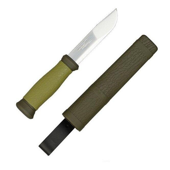 Cutit Mora bushcraft/camping/supravietuire Morakniv 2000, verde