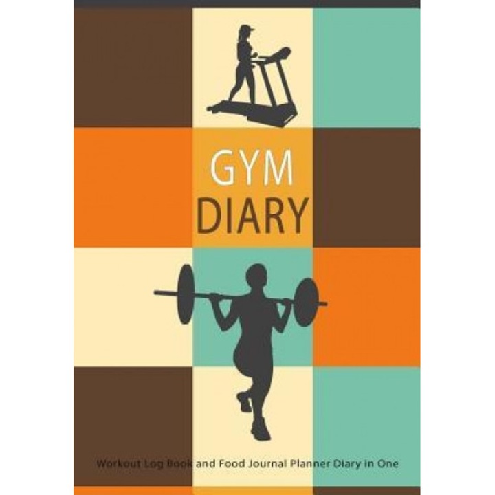 Gym Diary Workout Log Book and Food Journal Planner Diary in One: Record 1 Years Gym Activity with This Gym Fitness Notebook, Blank Books 'n' Journals (Author)