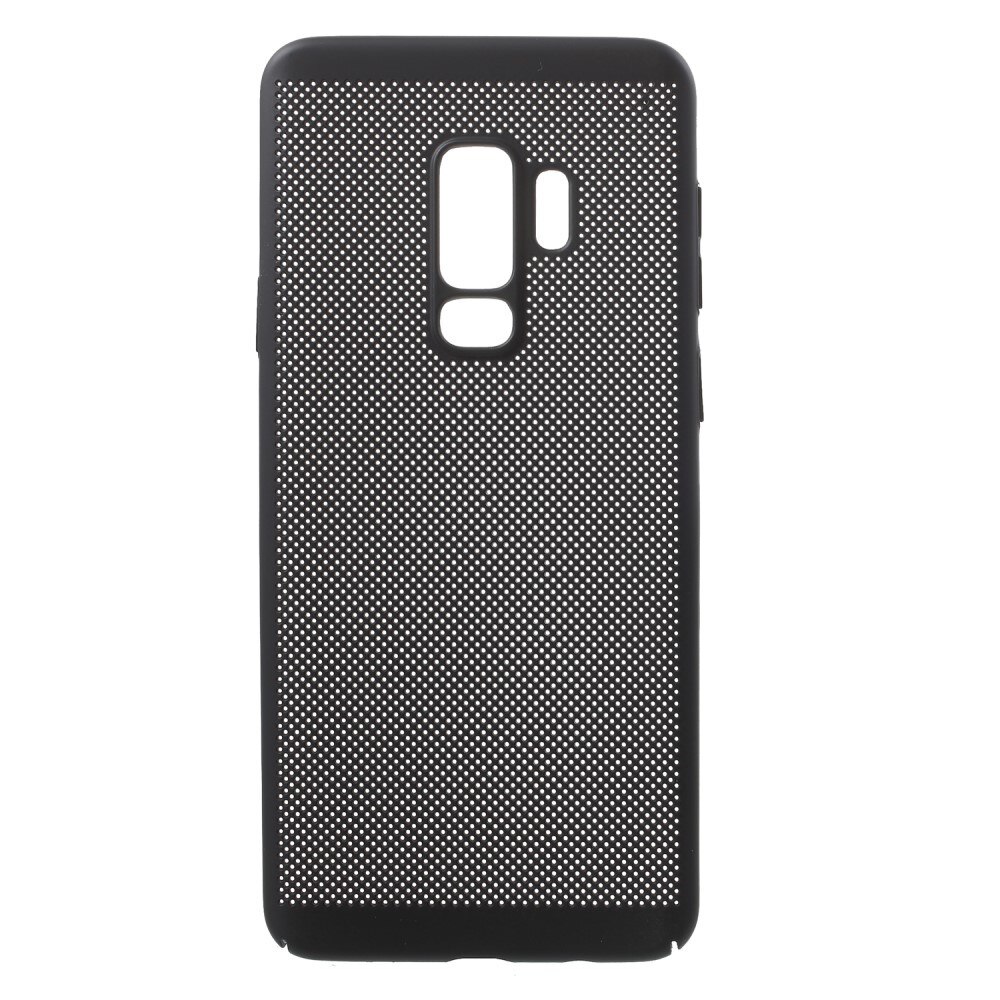 Husa Samsung Galaxy S9 Plus - Hollow Mesh, Plastic cu perforatii, Neagra