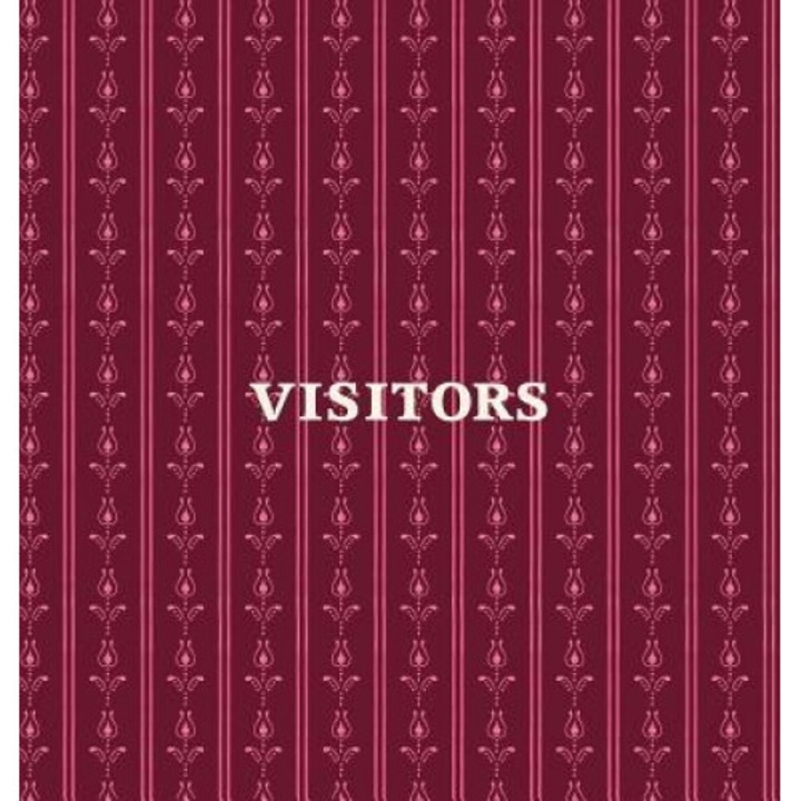 Visitors Book, Guest Book, Visitor Record Book, Guest Sign in Book, Visitor Guest Book: Hard Cover Visitor Guest Book for Clubs and Societies, Events,, Angelis Publications (Prepared by)