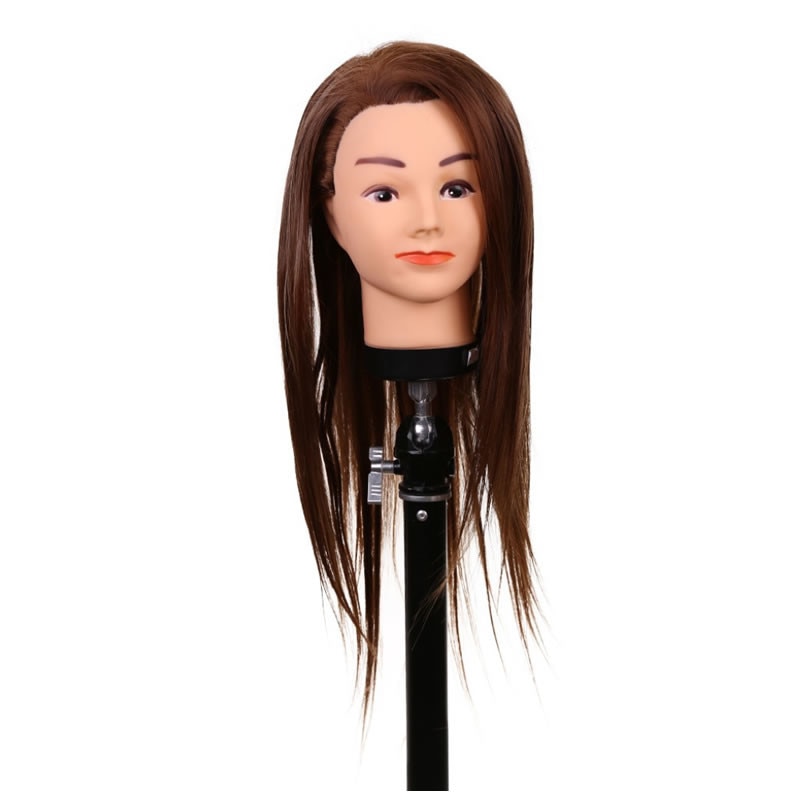 Cap practica H1-2B, 45 cm, castaniu, suport inclus