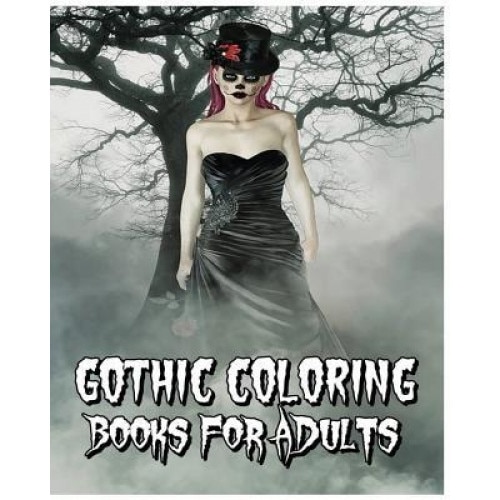 Gothic Coloring Books for Adults: A Scary Adult Coloring Book (Skull Designs Plus Mandalas, Animals, and Flowers Patterns), Gothic Coloring Books for Adults (Author)