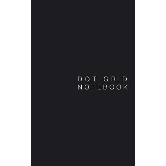 Dot Grid Notebook: Black Cover, 130 Pages, 5 X 8 Inches - Book Design Ltd (Author)