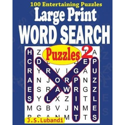 Large Print Word Search Puzzles 2, J. S. Lubandi (Author)