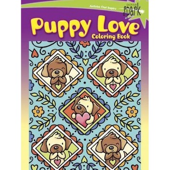 Spark Puppy Love Coloring Book, Noelle Dahlen (Author) Spark Puppy Love Coloring Book, Noelle Dahlen (Author)