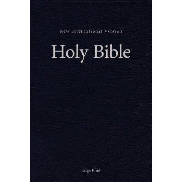 NIV, Pew and Worship Bible, Large Print, Hardcover, Blue, Zondervan (Author)