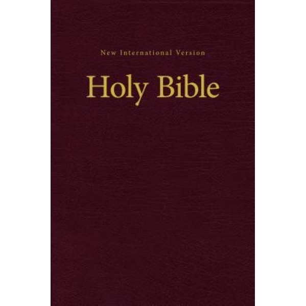 NIV, Pew and Worship Bible, Hardcover, Burgundy, Zondervan (Author)
