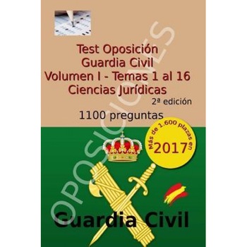 Test Oposicion Guardia Civil: Volumen I: Ciencias Juridicas, Carlos Arribas (Author) Test Oposicion Guardia Civil: Volumen I: Ciencias Juridicas, Carlos Arribas (Author)
