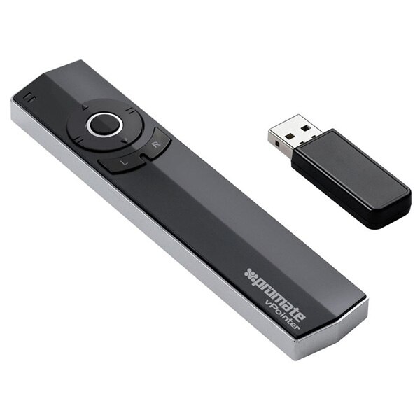 Presenter Wireless PROMATE vPointer-3, negru