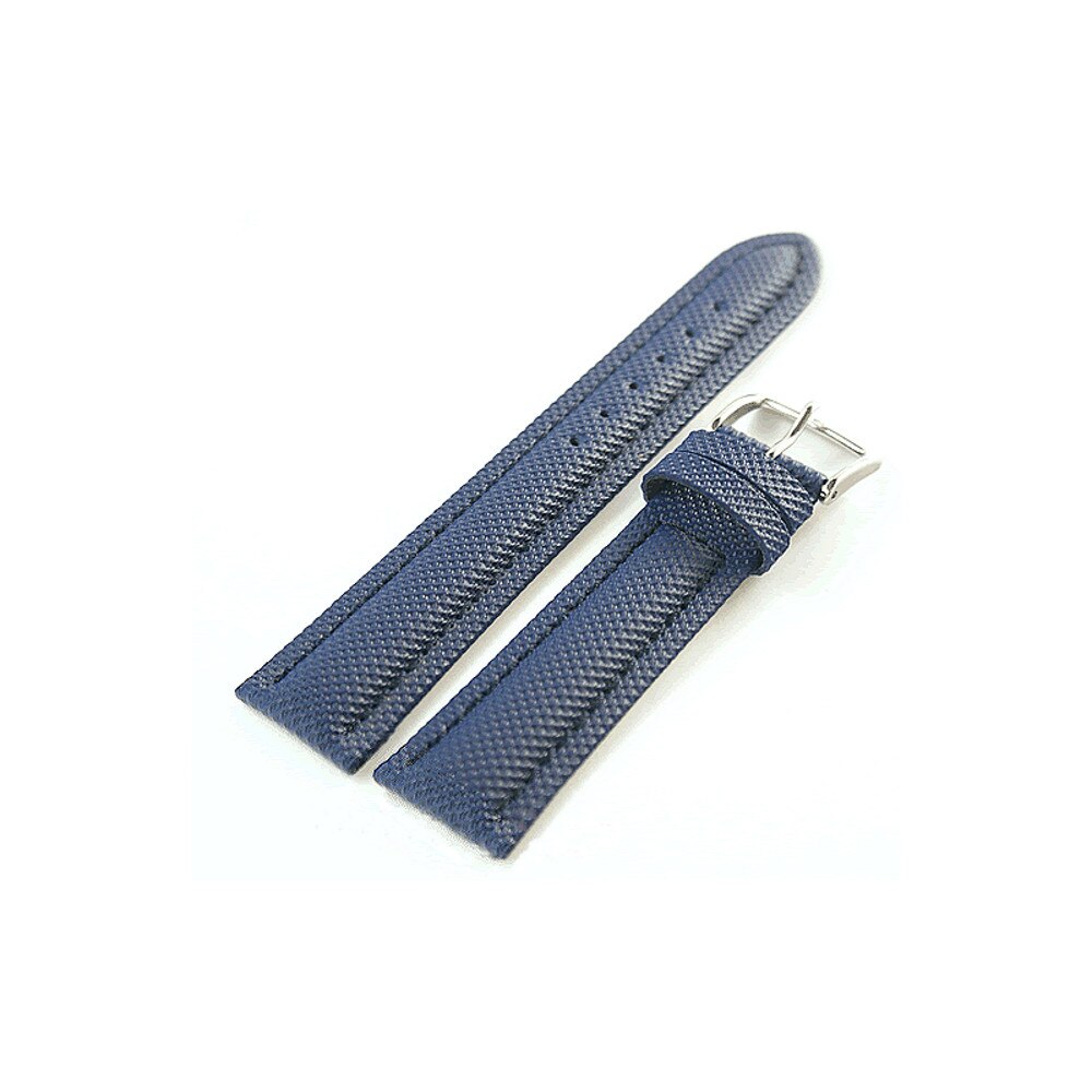 Curea de ceas Di-Modell Traveller 1255-06202, 20 mm, Navy, catarama argintie