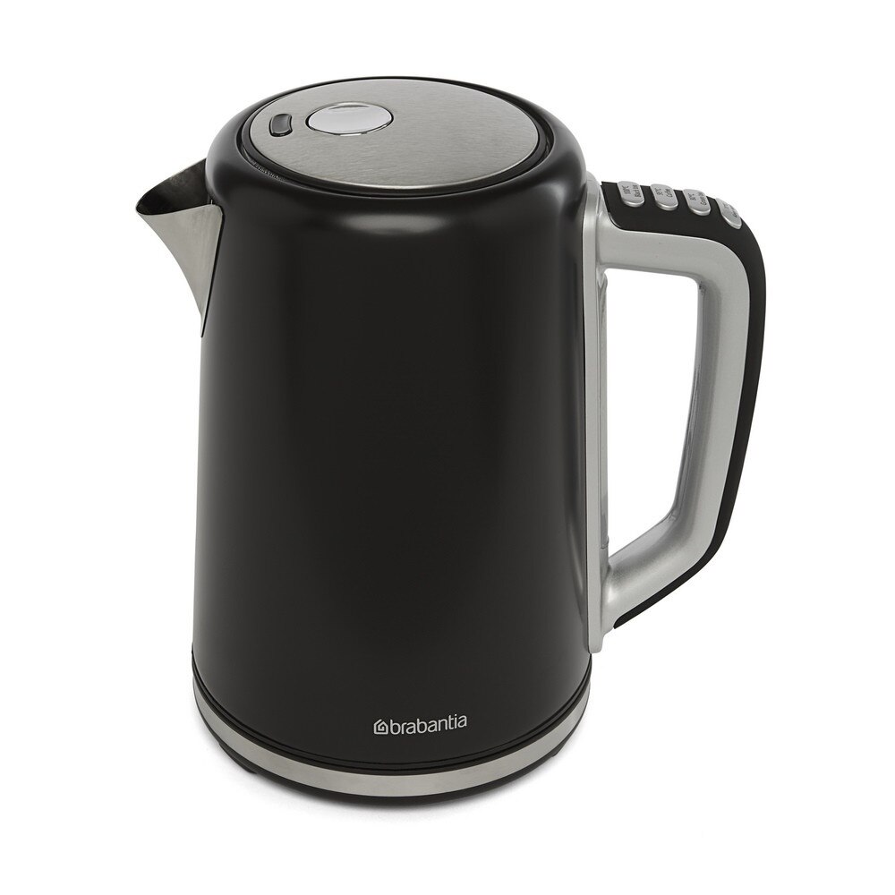 Fierbator inox negru, 3000 W, 1.7 l, Brabantia