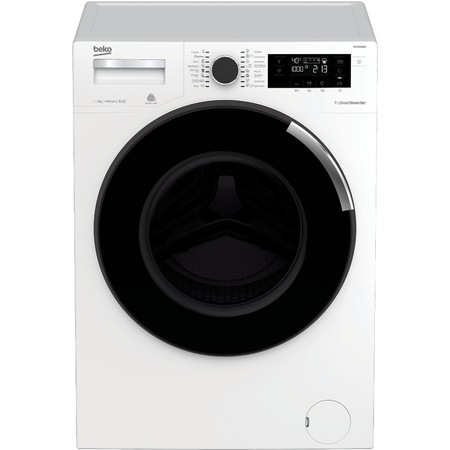 Masina de spalat rufe Beko WTV8744XW0, Premium Line, 8 kg, 1400 RPM, Motor ProSmart Inverter, Optisense, Clasa A+++, 60 cm, Alb
