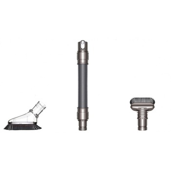 Kit pentru curatenie in masina Dyson V6 Car Cleaning Kit, cu 2 Perii si Furtun Extensibil Kit pentru curatenie in masina Dyson V6 Car Cleaning Kit, cu 2 Perii si Furtun Extensibil