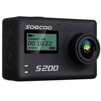 Camera Video Sport 4K iUni Dare S200 Black, WiFi, GPS, mini HDMI, 2.4 inch LCD, Unghi filmare 170 grade, by Soocoo Camera Video Sport 4K iUni Dare S200 Black, WiFi, GPS, mini HDMI, 2.4 inch LCD, Unghi filmare 170 grade, by Soocoo