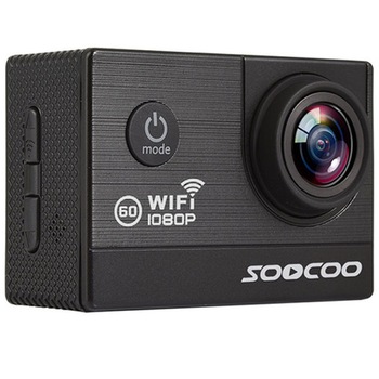 Camera Video Sport iUni Dare C20 Black, WiFi, GPS, mini HDMI, 2 inch LCD, 1080P Full HD, Unghi filmare 170 grade by Soocoo Camera Video Sport iUni Dare C20 Black, WiFi, GPS, mini HDMI, 2 inch LCD, 1080P Full HD, Unghi filmare 170 grade by Soocoo