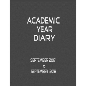 Academic Year Diary - September 2017-September 2018 - Large - Grey: Week on Two Pages - Year Planner - 8.5 X 11, Ferneva Books (Author) Academic Year Diary - September 2017-September 2018 - Large - Grey: Week on Two Pages - Year Planner - 8.5 X 11, Ferneva Books (Author)