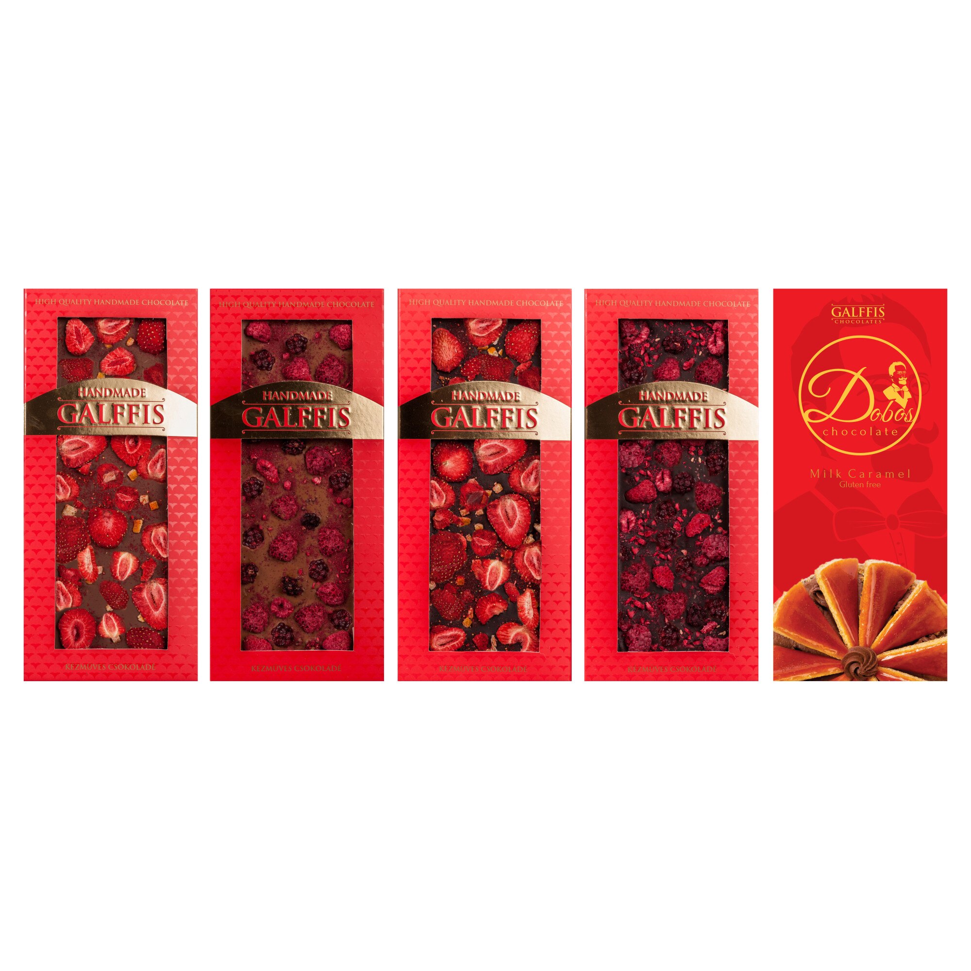 Pachet cadou 4+1 Ciocolata Galffis 500gr