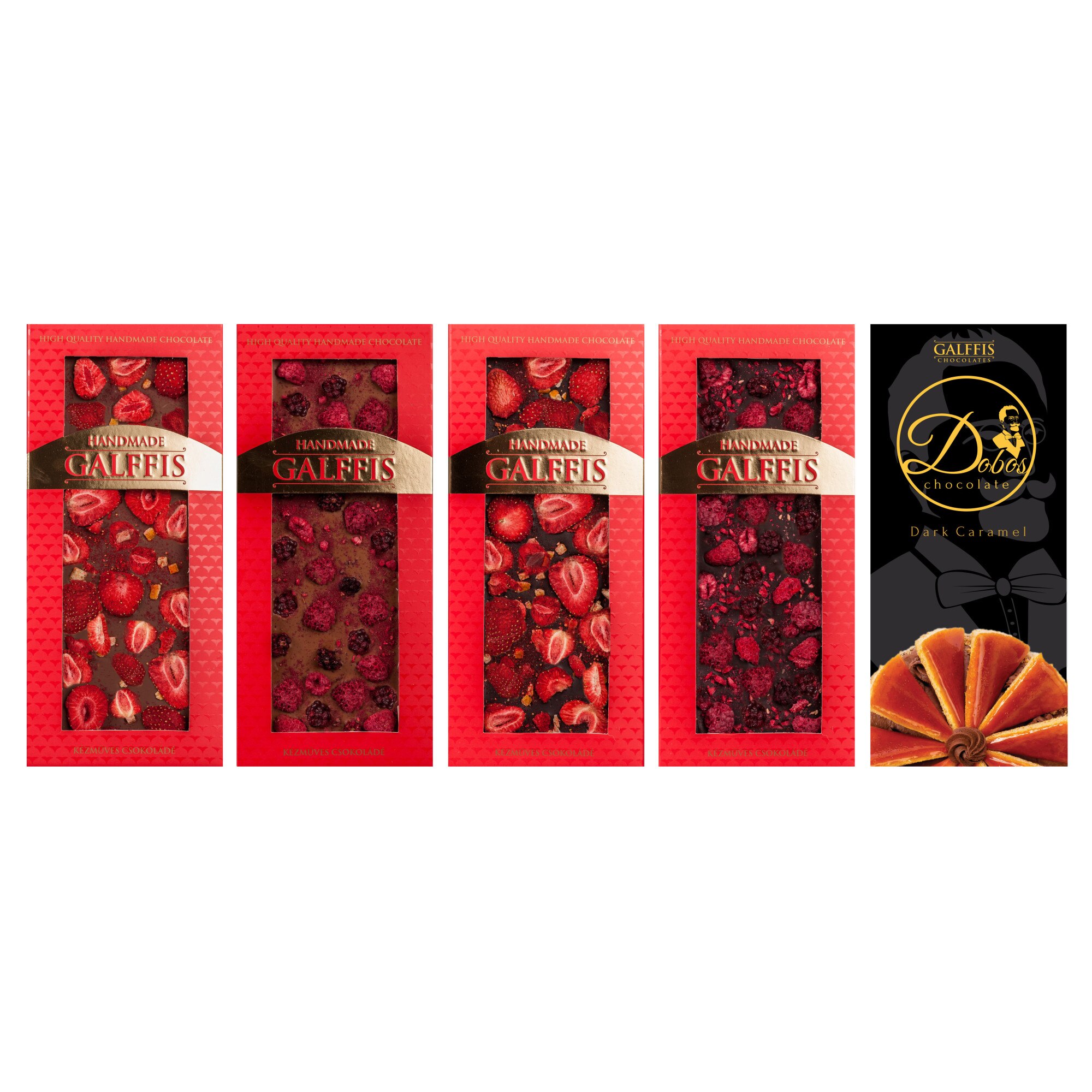 Pachet Cadou 4+1 Ciocolata Galffis 500 g