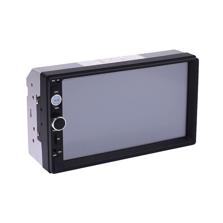 Mp5 Player Auto BigShot 7020B, Сензорен екран 7", 2 DIN, Bluetooth, USB, FM, TF КАРТА, Дистанционно управление, Черно-сив