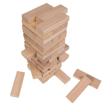 Joc Jenga, turn indemanare, lemn Joc Jenga, turn indemanare, lemn