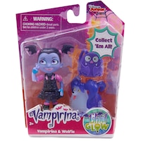 Set figurine Disney Vampirina Glow, Vampirina si Lupi