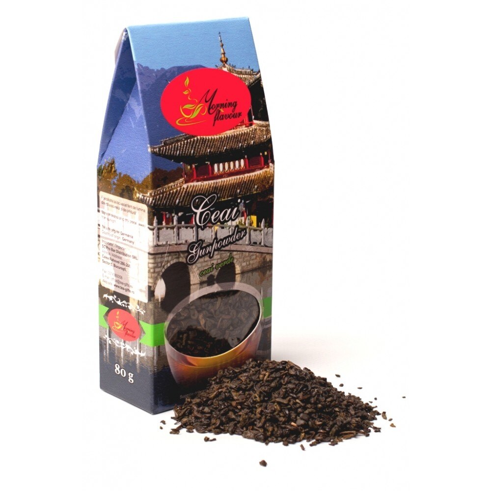 Ceai verde Gunpowder 80g, Morning Flavour