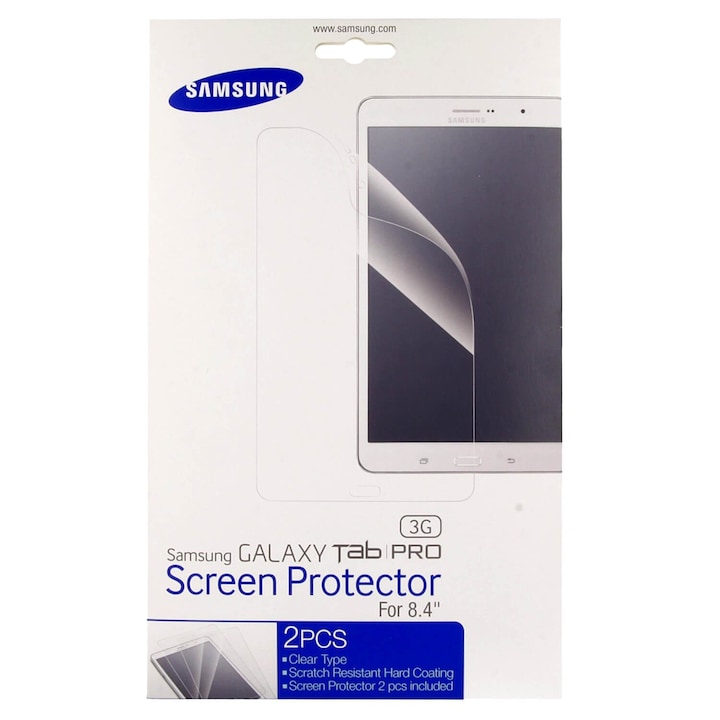 Прозрачно защитно покритие Samsung Screen Protector за Samsung Galaxy Tab Pro 8.4, 2 броя