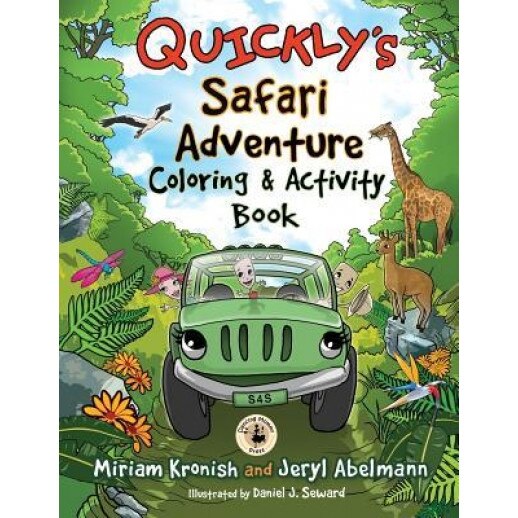 Quickly's Safari Adventure Coloring & Activity Book, Miriam Kronish (Author)