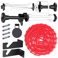 set sistem o singura rola pentru fundal de carton cu fixare in perete imagen 8_0_
0