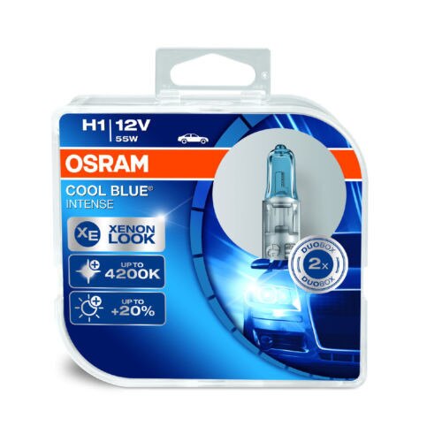 Set 2 buc Bec H1 CoolBlue Intense Osram 12V