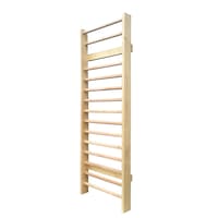 Spalier Gimnastica Standard, Lemnaria Jder, M1, 230x80 cm, 14 bare, lacuit natur, lemn,