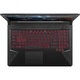 Laptop Gaming ASUS TUF FX504GM cu procesor Intel® Core™ i7-8750H pana la 4.10 GHz, Coffee Lake, 15.6", Full HD, 8GB, 1TB Hybrid HDD, NVIDIA GeForce GTX 1060 6GB, Free DOS, Gun Metal