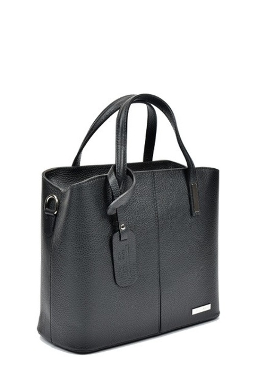 Geanta de mana Sofia Cardoni,culoare Negru, piele naturala