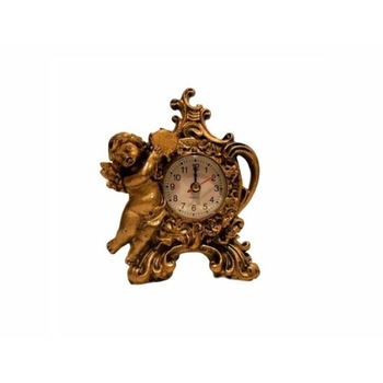 Ceas decorativ ''Inger 02'', realizat din rasina, 15 cm Ceas decorativ ''Inger 02'', realizat din rasina, 15 cm