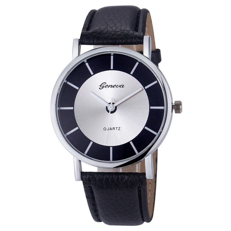 Ceas Dama Geneva Black Simple