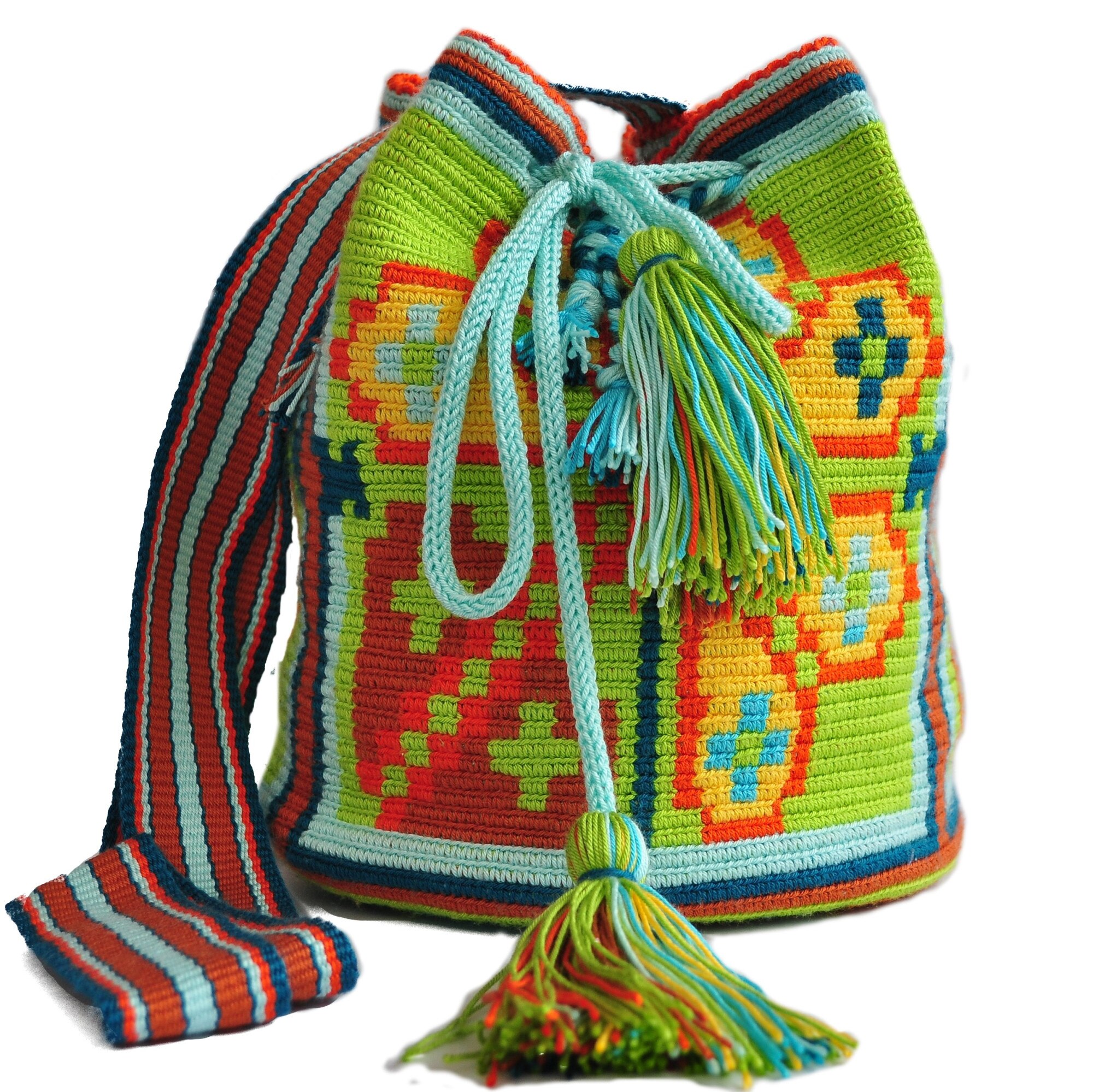 Geanta handmade Atelier Maiastra, model Crisana, motiv popular Soarele Fitoform, colectia urban