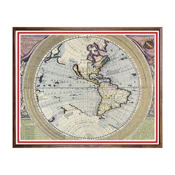Tablou Poster, Harti Vechi - HV-006, 40 x 50 cm Tablou Poster, Harti Vechi - HV-006, 40 x 50 cm