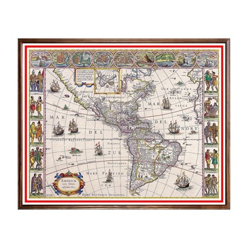 Tablou Poster, Harti Vechi - HV-022, 40 x 50 cm Tablou Poster, Harti Vechi - HV-022, 40 x 50 cm